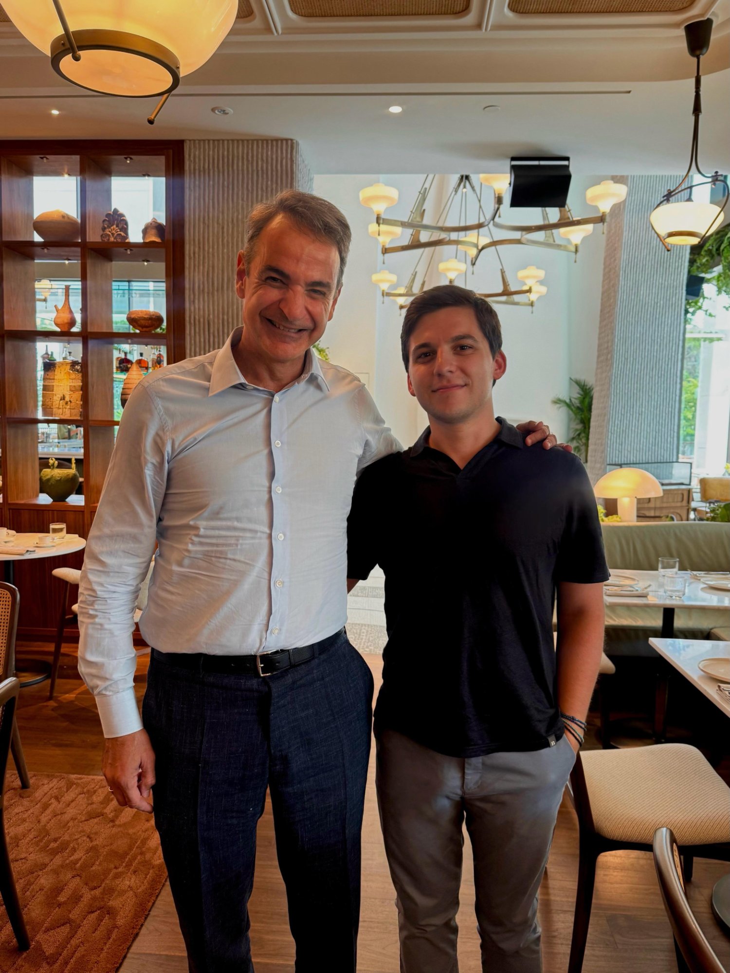 Meeting Prime Minister Mitsotakis