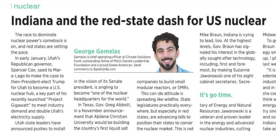 Indiana Nuclear Article